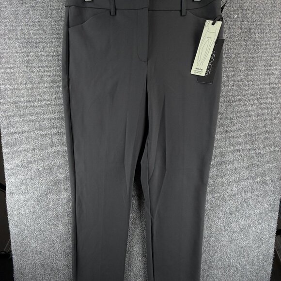 NWT Rachel Zoe Hi Rise Slim Leg Pants Size 10 Women Gray Stretch ACTL 32X28 - Picture 1 of 16
